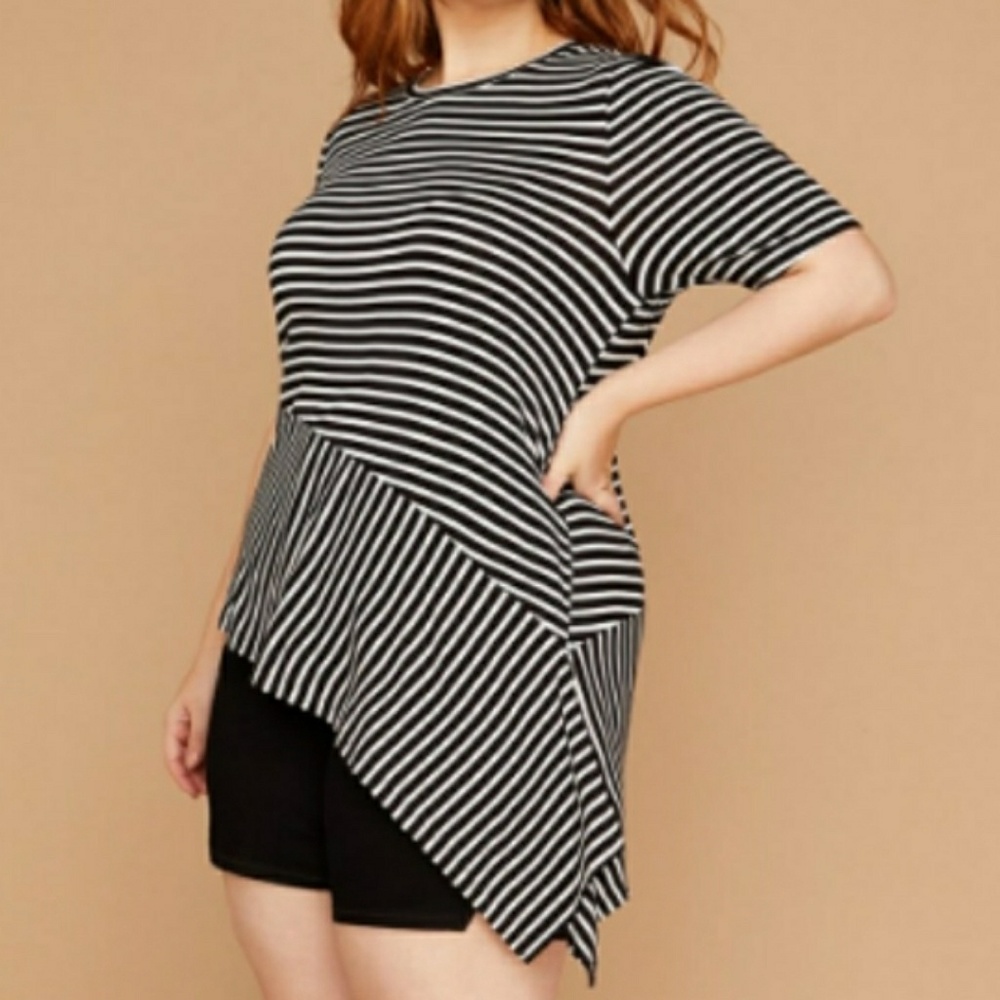 Lane Bryant assymetrical tee